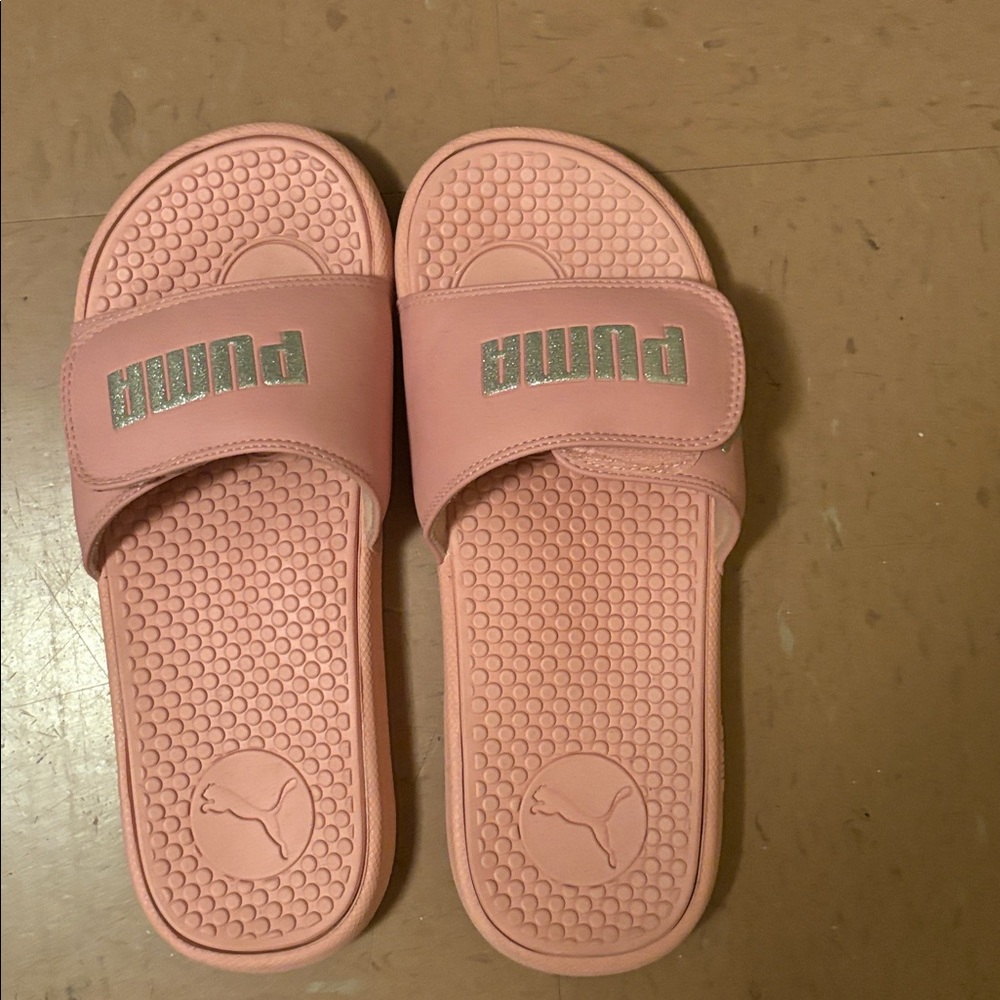 Puma Soft Pink Slide Sandals